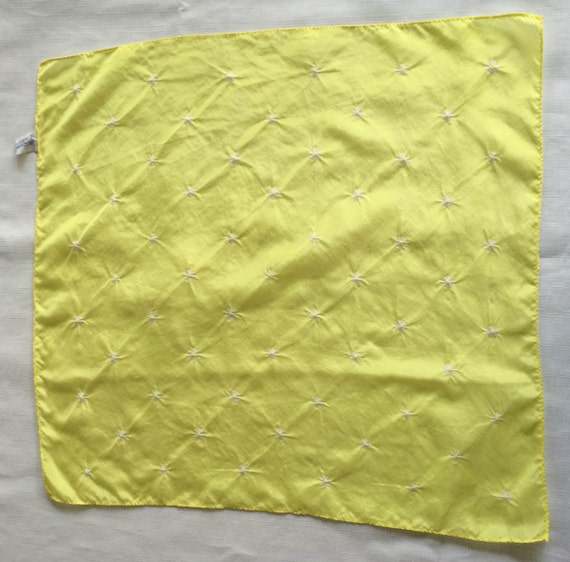 Yellow Pocket Hankie, Suit Pocket Hankie, Yellow … - image 1