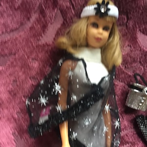 Barbie Formal Wear, Barbie Long Dress, Barbie Evening, Barbie White Dress,  Barbie Formal, Barbie Nightclub, Barbie Flapper, Barbie Gown