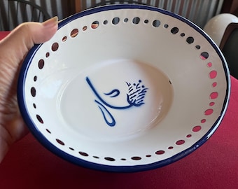 Cuenco de metal blanco, cuenco de baño, cuenco de camping, cuenco de exhibición, cuenco esmaltado, lavabo, cuenco rústico de hojalata, cuenco de metal, cuenco blanco, cuenco antiguo