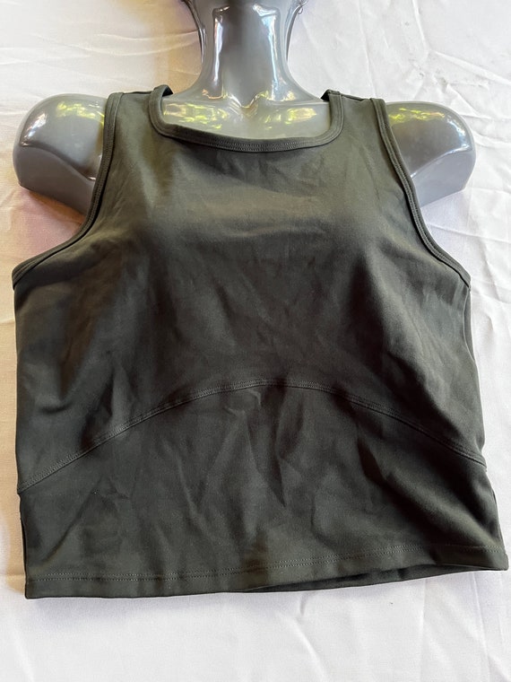 Black Gym Top, Black Tank Top, Black Exercise Top, Black Sports Tank, Black Sports Top, Black Tank, Black Sleeveless Top, Black Stretch Top View 6