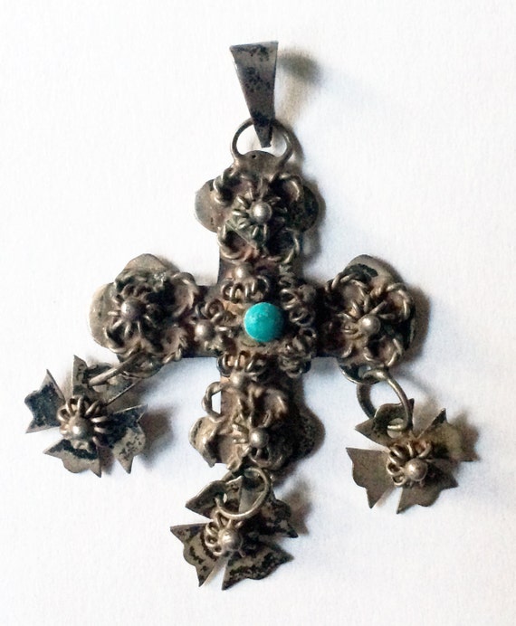 Cross Pendant, Silver Cross Necklace, Cross Neckla