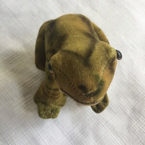 Rana Steiff, rana ripiena, rana da collezione, Steiff da collezione, rana peluche, collezione di rane, rana, rana di velluto, rana tedesca, rana giocattolo immagine 2