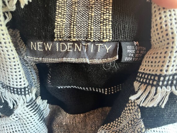 Patchwork Jacket, Black White Jacket, New Identit… - image 3