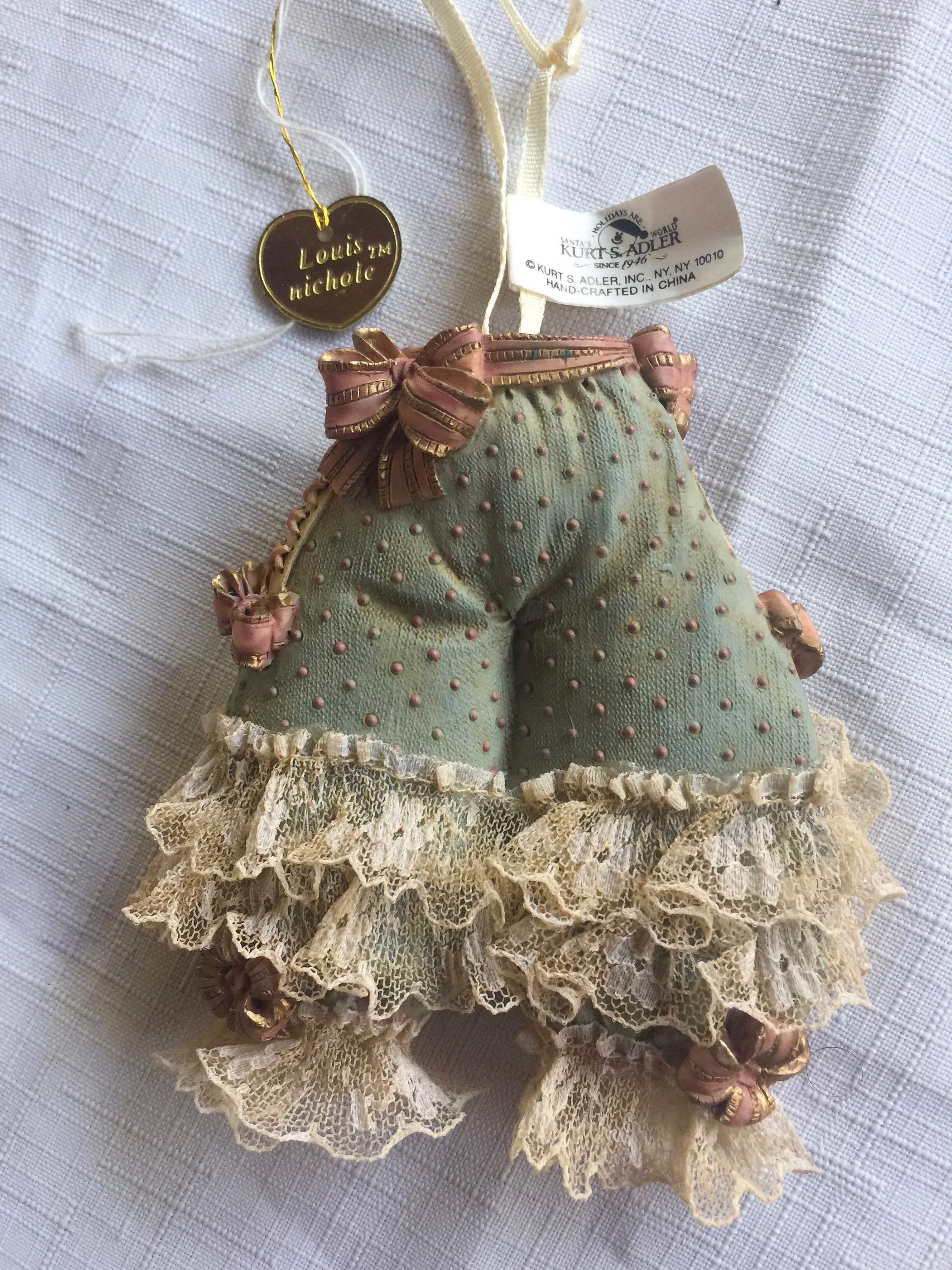 Lady Ornament Fashion Ornament Bloomer Ornament Victorian Etsy