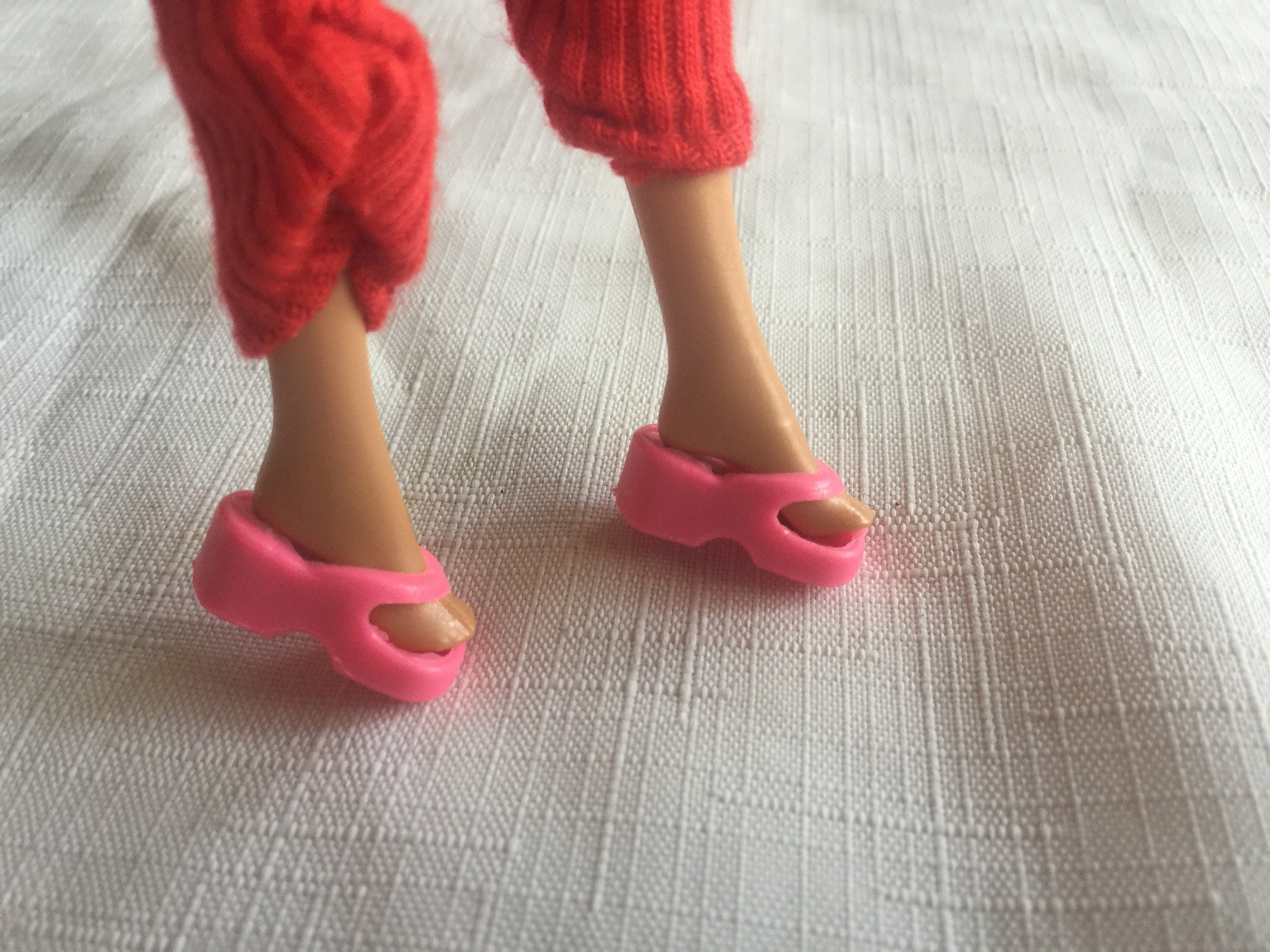 Barbie Shoesbarbie Sandals Barbie Ballet Shoe Barbie Pink Etsy UK