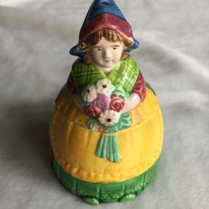 Ceramic Lid Box, Condiment Holder, Lady Sugar Bowl, Ceramic Lady Box, Sugar Jar, Sugar Container, Lid Sugar Bowl, Marutomoware, Sugar Bowl