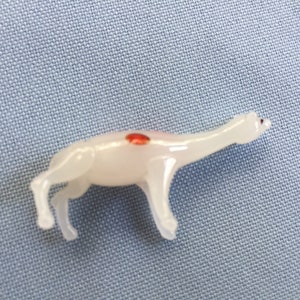 Miniature Animal, Glass Animal Figure, Tiny Glass Animal, Tiny Glass Sculpture, Miniature Sculpture, Dollhouse Sculpture, Dollhouse Figurine
