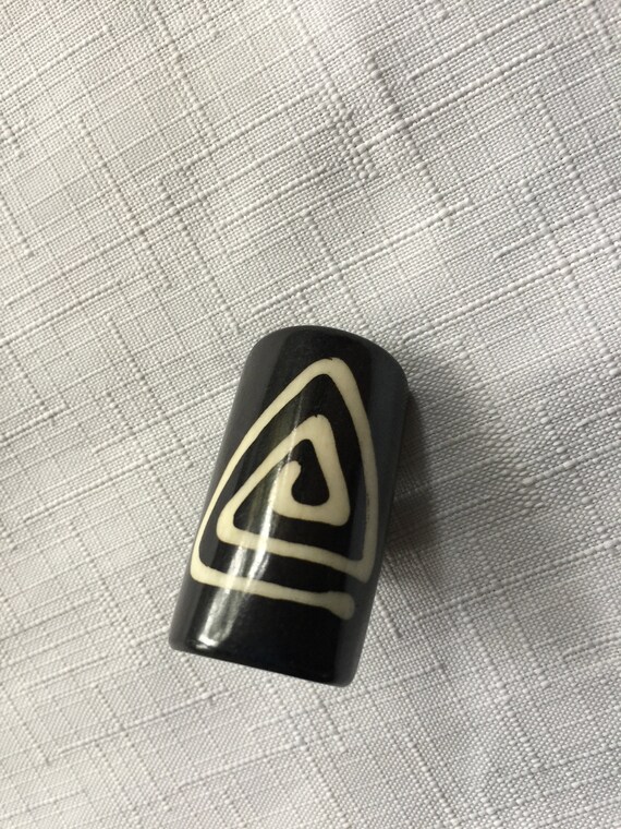 Huge Ring, Big Black Ring, Statement Ring, Abstra… - image 6