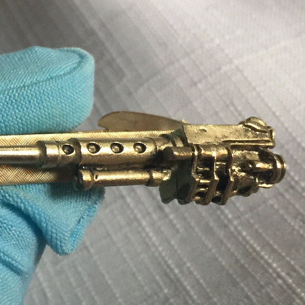 Gun Tie Tack Retro Tie Tack Unusual Tie Tack Odd Tie Tack Etsy