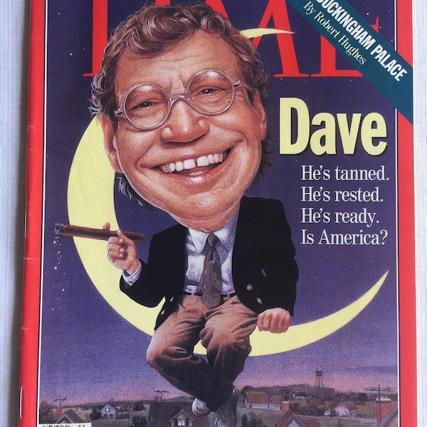 David Letterman, Celebrity Magazine, 90s Magazine, Talk Show Host, TV Star, Letterman Magazine, 90s Celebrity, 90s TV Show, 90s Television