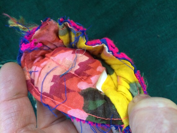 Boho Pouch, Small Patchwork Pouch, Small Boho Bag… - image 4