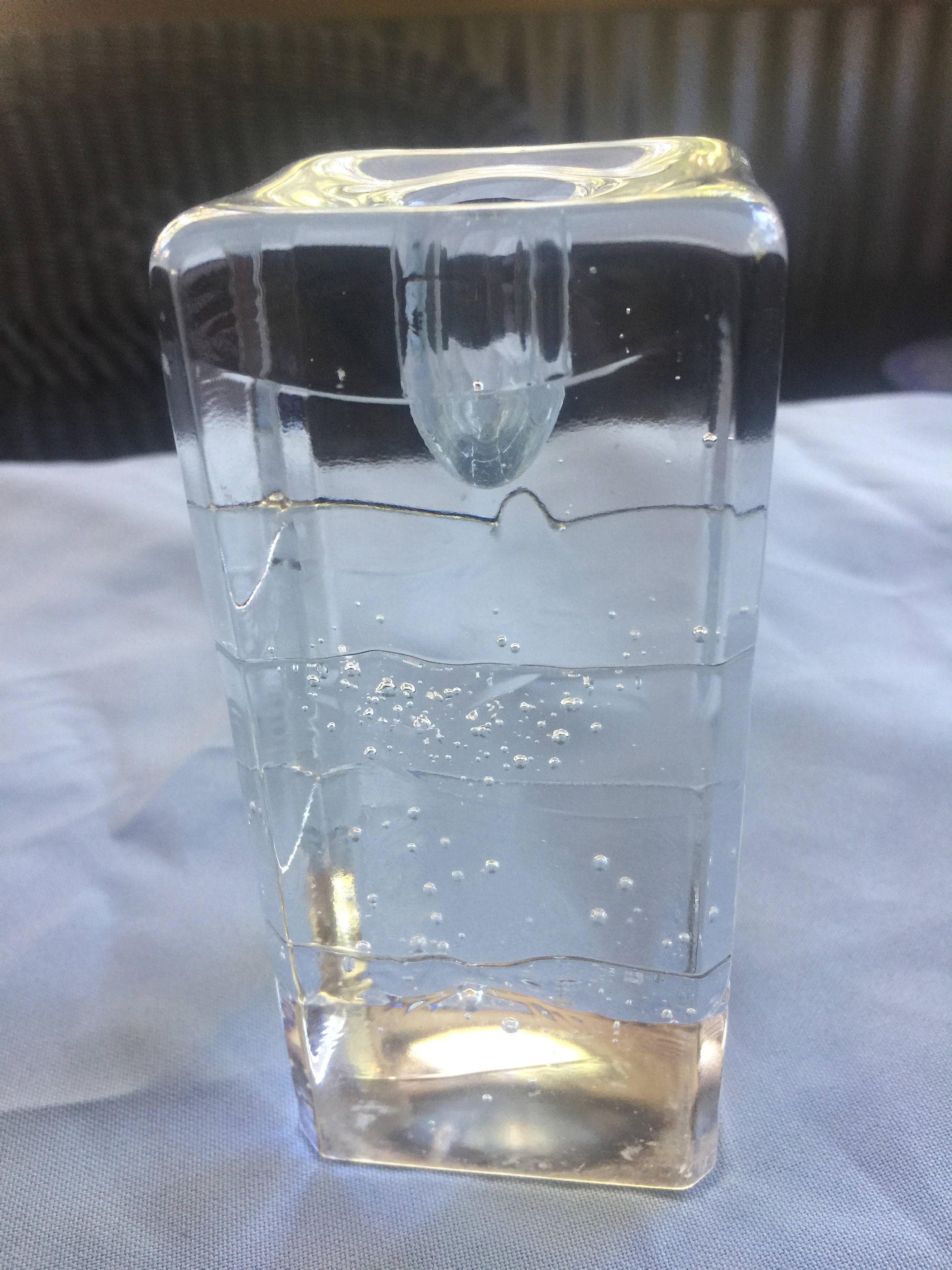 Sculpture D'art Transparent, En Verre, Art Du Décorations Bureau Verre Presse-Papiers