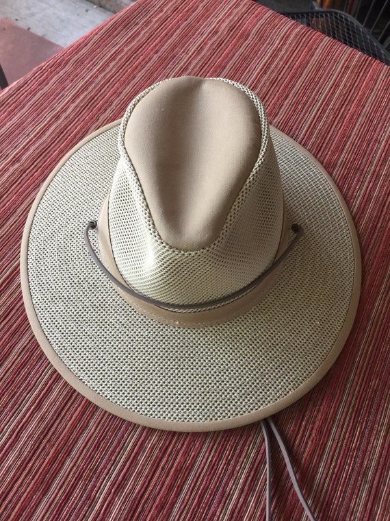 Beige Sun Hat, Beige Brim Hat, Wide Brim Hat, Hen… - image 2