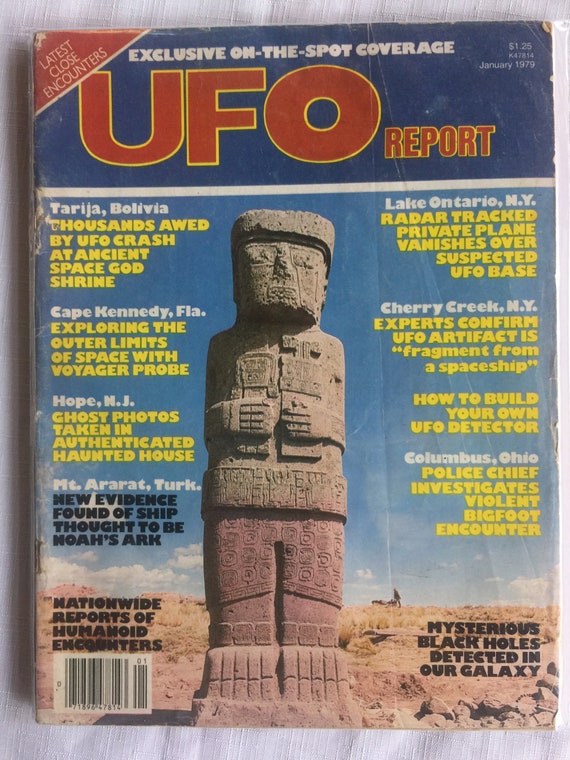 UFO Reports, 70s UFO Magazines, Rare UFO, Flying Saucer