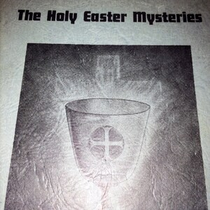 Holy Easter Book, Easter Book, New Age Book, Spiritual Book, New Age Religion, Rosicrucian, New Age Philosophy, Religion Book, Theosophist