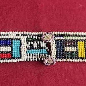 Perlengürtel, Perlengürtel, mehrfarbiger Gürtel, B-Schärpe, geometrischer Gürtel, Südwestgürtel, Südwest-Perlengürtel, Indigener Gürtel, Kunstgürtel,