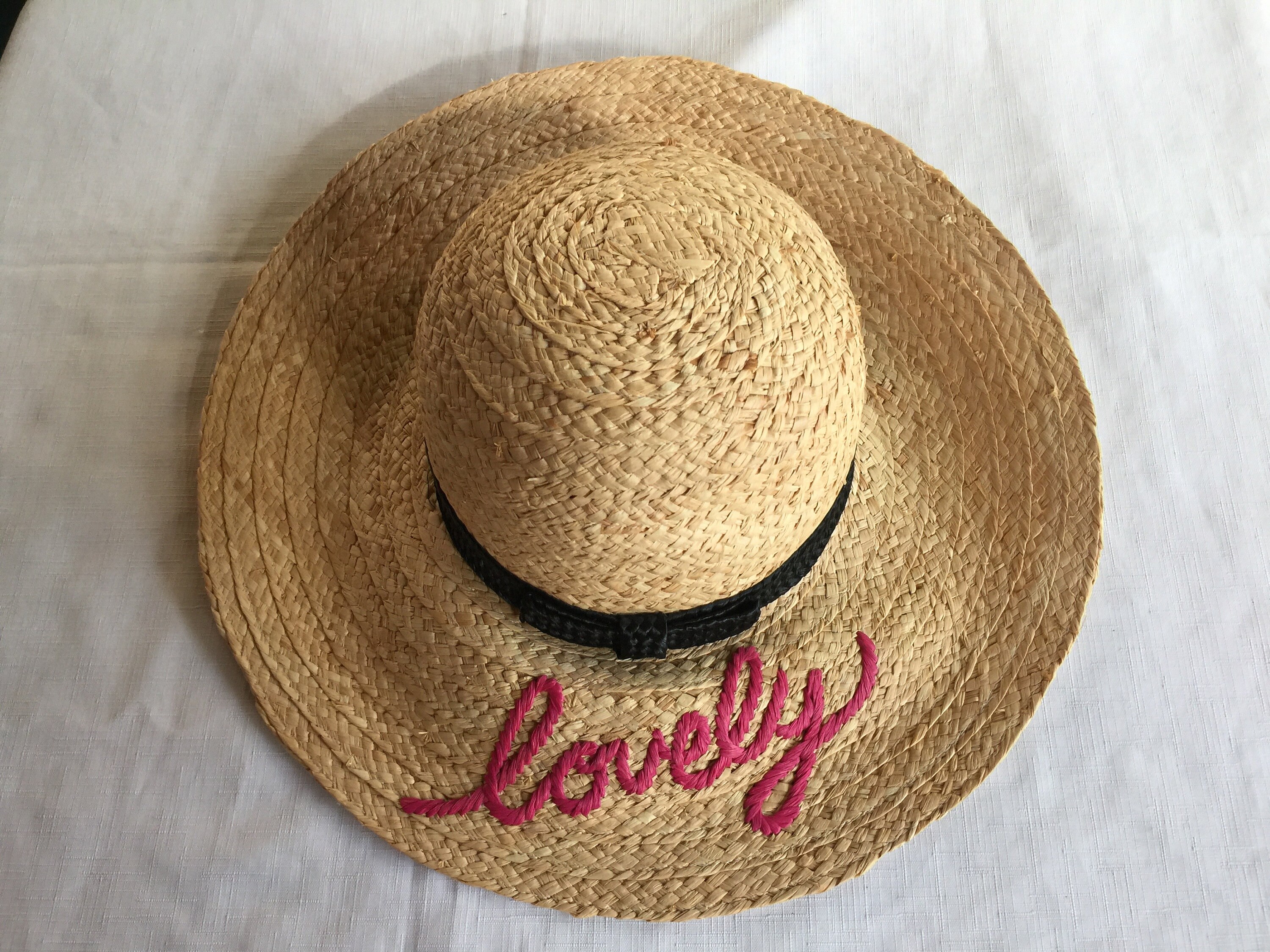 Floppy Hat, Kate Spade, Wide Brim Hat, Straw Hat, Beach Hat 