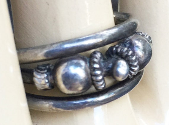 Silver Ring, Rustic Ring, Native Silver RIng, Sil… - image 4