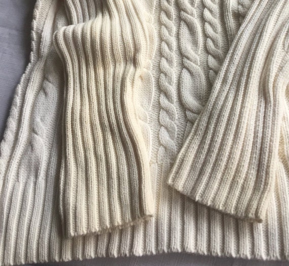 Pullover Sweater, White Pullover Sweater, White K… - image 6
