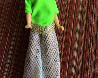 Dawn Doll Pants, Dawn Doll Clothes, Dawn Doll 70, Dawn Doll Clothing ,Dawn Doll Outfit, 7 Inch Doll Clothes, 7 Inch Doll, Topper Dawn Doll