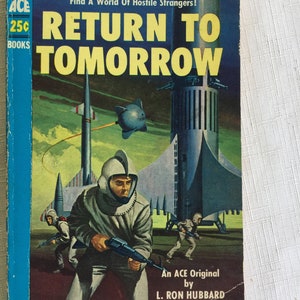 Sci Fi Book, Sci Fi Paperback, 50s Sci Fi, Sci Fi Library, L Ron Hubbard, Sci Fi Collectible, Ron Hubbard, Sci Fi Pulp Fiction, Retro Sci Fi