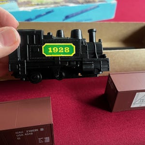 Mini Train, Miniature Train, Model Train, Train Toy, Toy Engine, Box Car, Retro Train, Mini Train, Train Collector, Boy Toy, Train Gift,