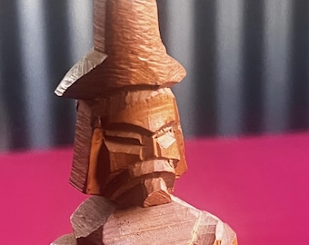 Wood Art, Wood Figurine, Wooden Man, Historical Statue, Man Art, Carved Man, Man Figurine, Wood Statue, Man Statue, Carved Statue, Retro Art