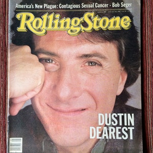 Dustin Hoffman, Dustin Photo, Frameable Magazine, Dustin Art, Suitable for Framing, Collectible Magazine, 80 Magazine, Rolling Magazine #388