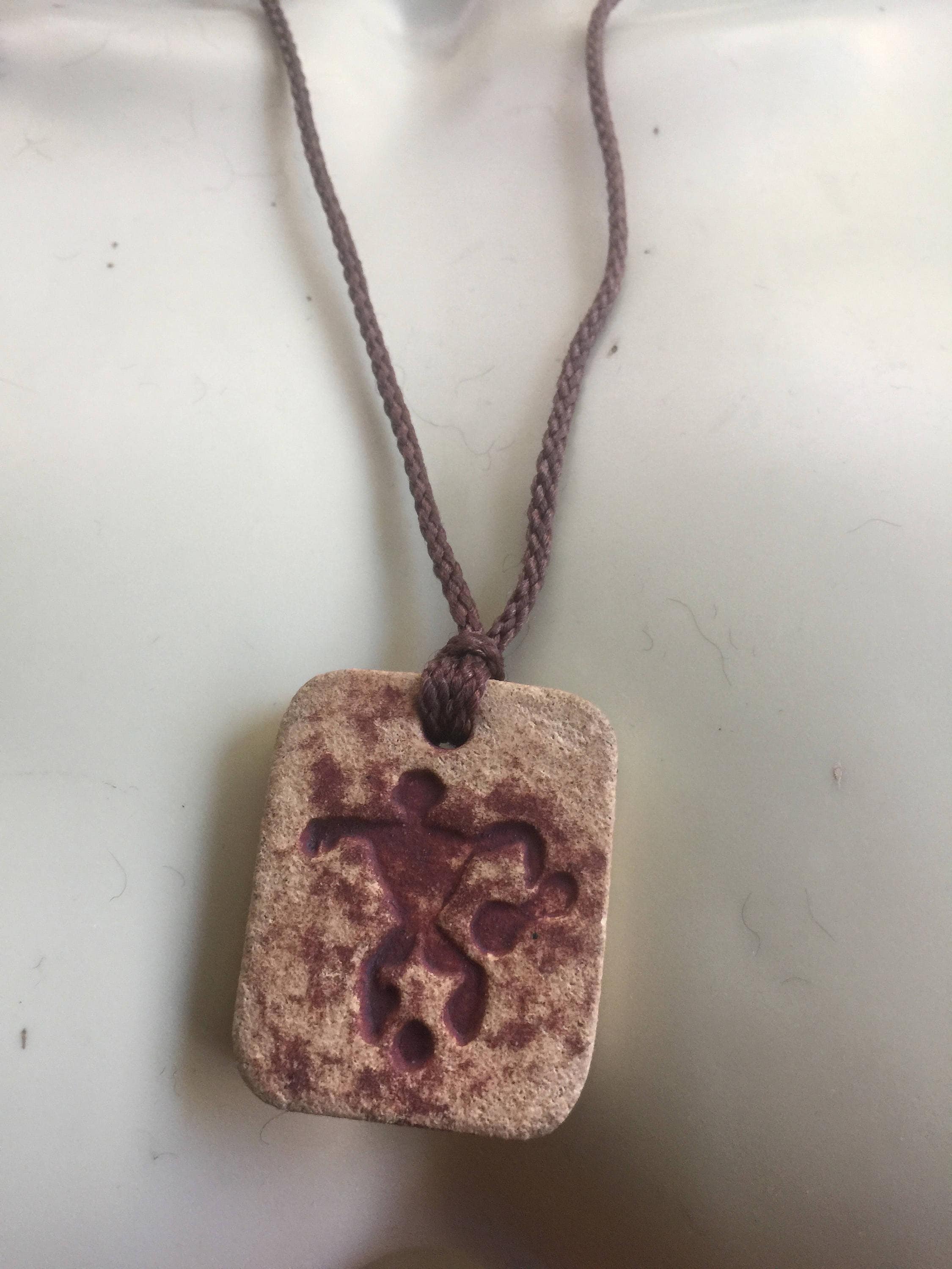 Caveman Jewelry Primitive Necklacetribal Pendanttribal Etsy