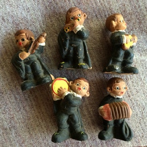 Miniature Doll, Spanish Doll, Small Doll, Tiny Doll, Musician Doll, Mariachi, Clay Doll, Diorama Doll, Mud Doll, Folk Art Doll, Mini Dolls