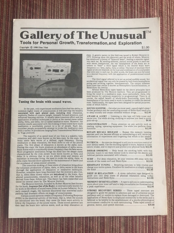 Unusual Tools Catalog