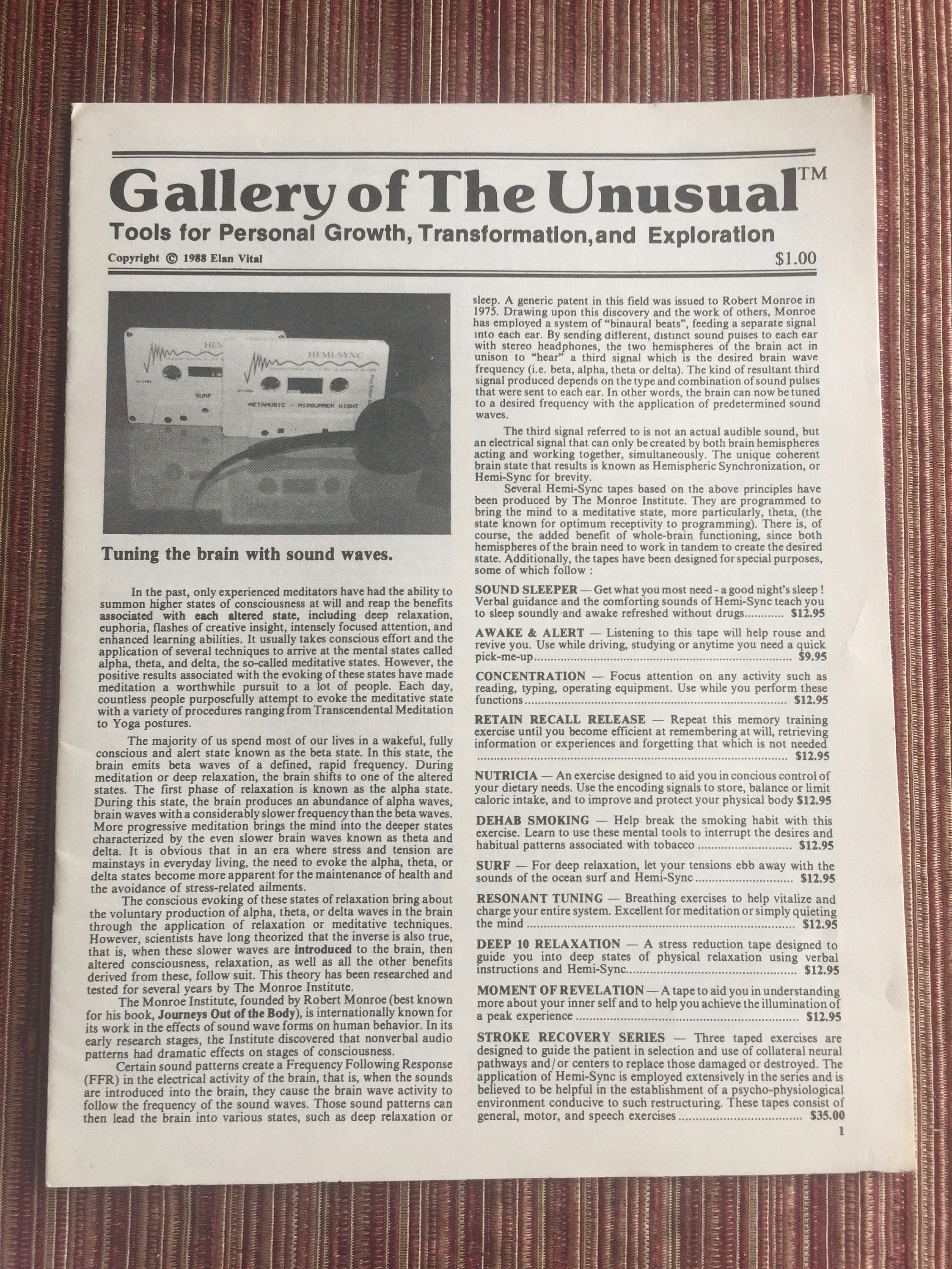 New Age Ephemera New Age Catalog Alternative Healing Etsy