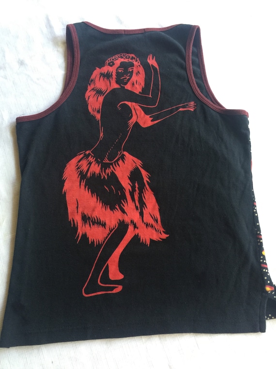 Black Art Pullover, Art Sleeveless Top, Batik Top, Batik Sleeveless, Batik Blouse, Print Sleeveless, Batik Tank, Art Tank, Art Print Tank
