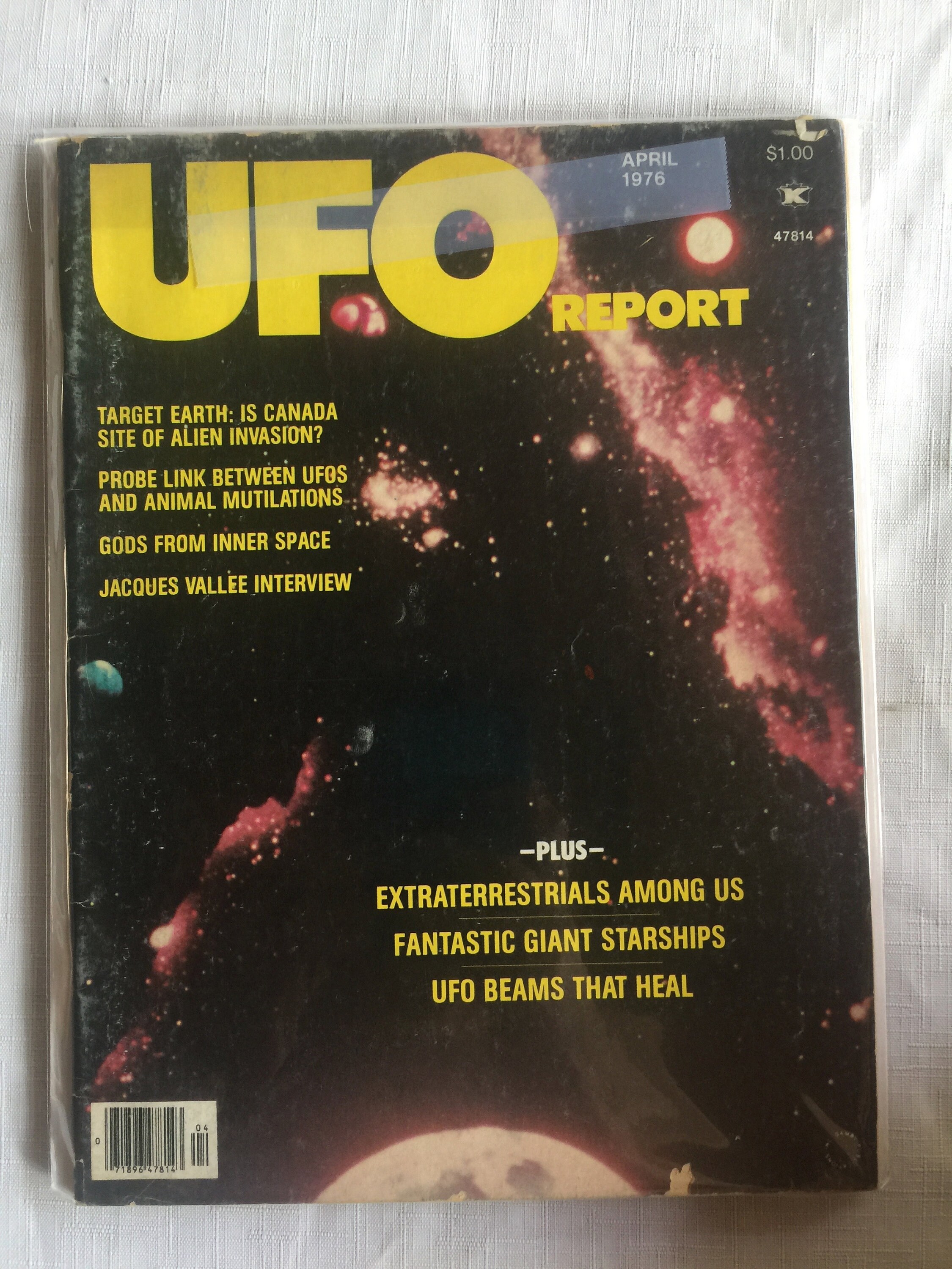Rare UFO Magazine, Retro UFO Magazine, UFO Collectible, Ufo