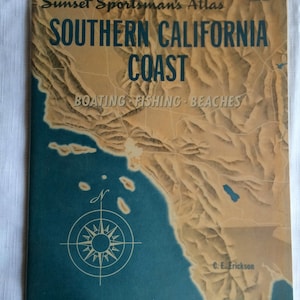 Mapa de barcos de California, Mapa de California, Mapa de playas de California, Mapa de la costa de California, Costa de California, Atlas de California, Pesca de California