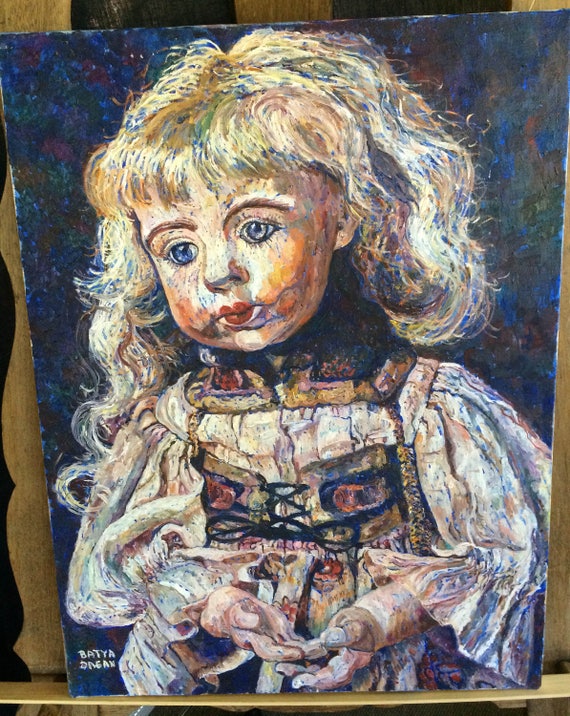 painting of doll