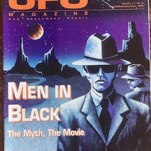 Rare Magazine, Men in Black, Paranormal, UFO Magazine, UFO Book, Conspiracy theory, Extraterrestrial, Flying Saucer, Unexplained Phenomena