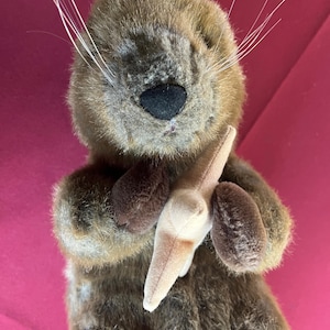 Beaver Toy, Plush Beaver, Ganz Brothers, Cuddly Toy, Fuzzy Toy, Stuffed Animal, Stuffed Beaver, Mammal Toy, Huggable Toy, Floppy Toy, Beaver