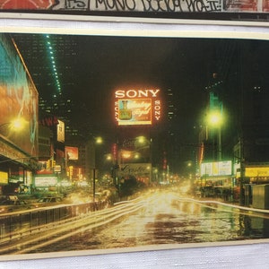 New York Postkarte, NY Postkarte, New York Karte, NY Karte, New York Graffiti, Graffiti Postkarte, Graffiti Karte, Time Square Karte, New York Geschenk