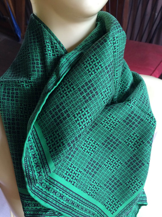 Green Scarf,Green Italy Scarf,Green Black Scarf,Gr