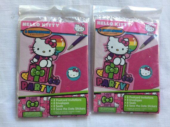 Girl Birthday, Girl Invitation, Hello Kitty Party, Cat Party, Juvenile Party, Child Invitation, Hello Kitty Fan, Hello Kitty Lover, Sanrio