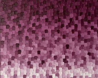 Original high texture minimalist abstract oil painting ready to frame by Meredith B Studios Building Up Courage 11 x 14 inches