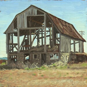 Print - &quot;Oakville Barn, April Mid-Afternoon&quot;, Oakville, Ontario Wall Art, Home Decor