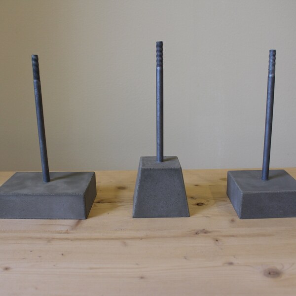 Concrete Pedestal Etsy