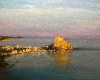 Oil painting, Bespoke,Original artwork, landscape paintings. Unique gift for the home, Wedding gift, engagement gift. Painting of Spain,