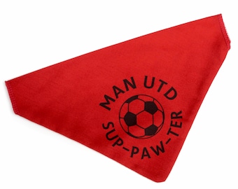 man united dog collar