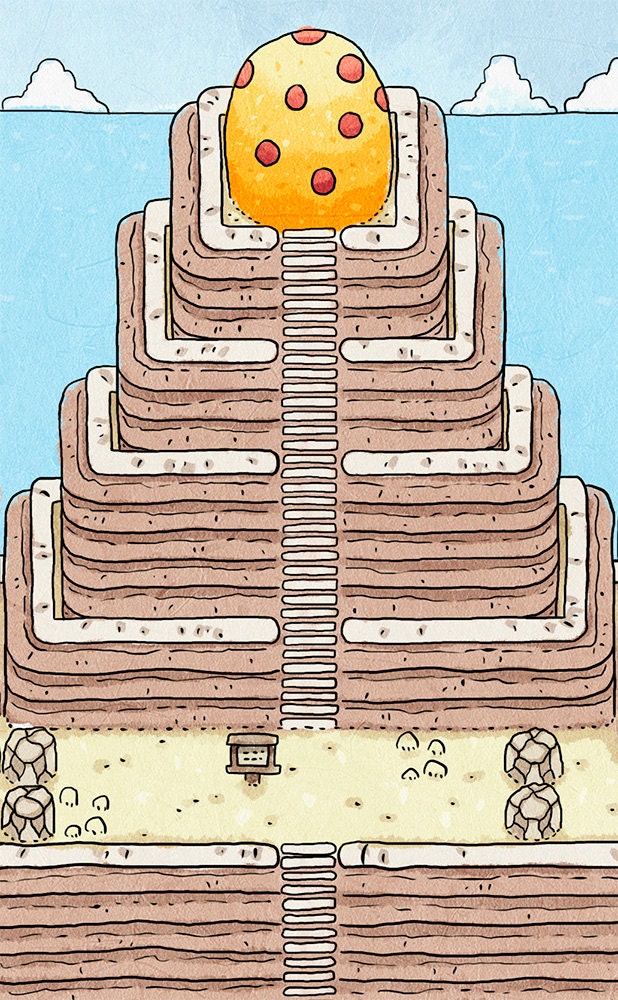The Legend of Zelda: Link's Awakening (full Hand Drawn Map) - Etsy
