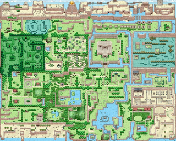 The Legend of Zelda: Link's Awakening: Inside The Houses Sheet