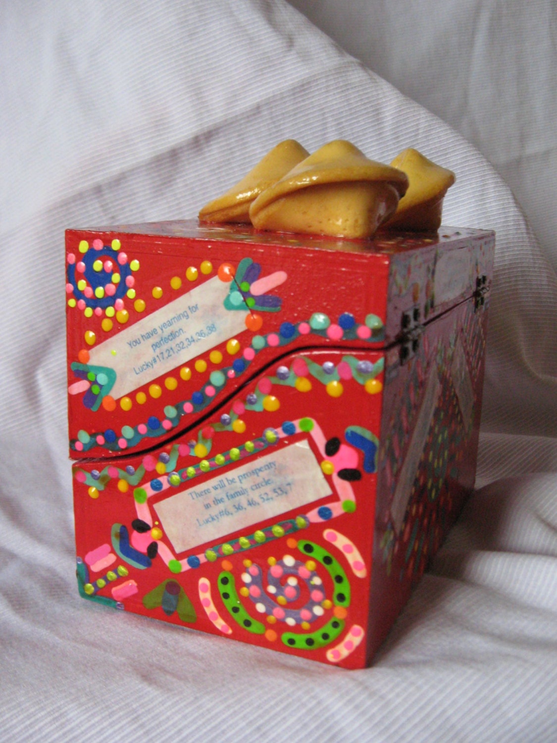 Fortune Cookie Box Etsy
