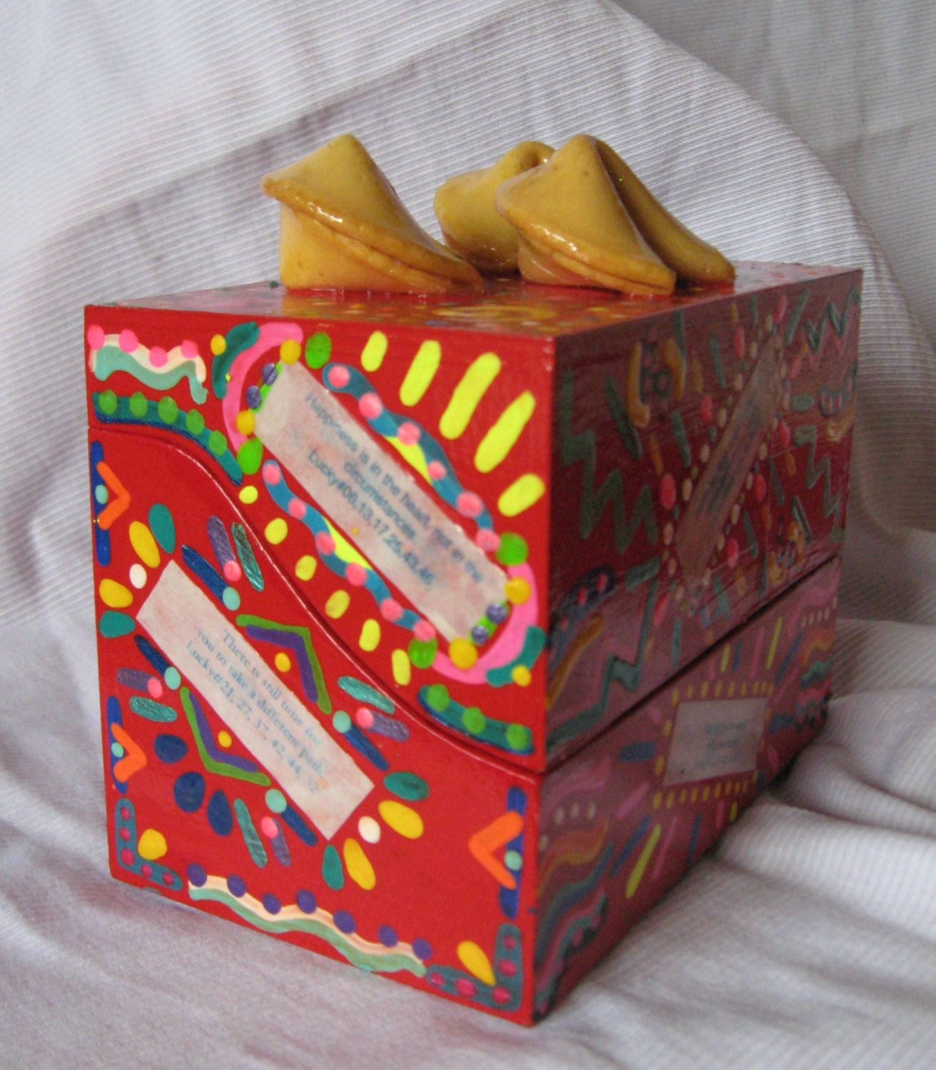Fortune Cookie Box Etsy
